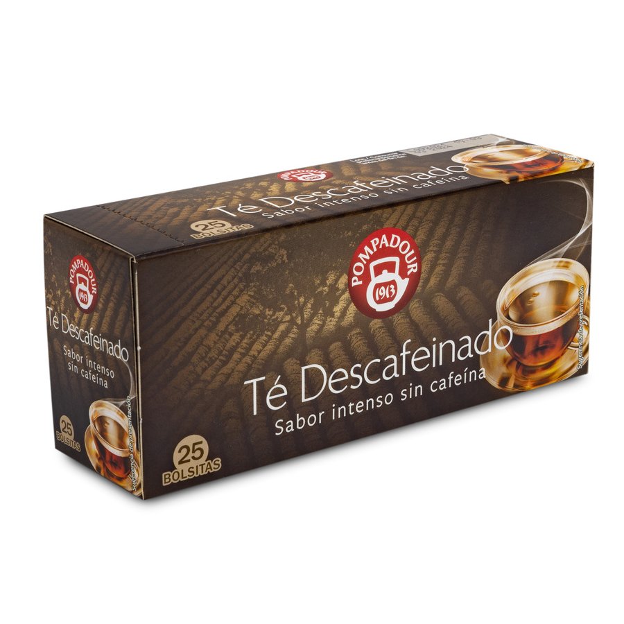 Té POMPADOUR descafeinado sin teína estuche 25 sobres 43,75 g