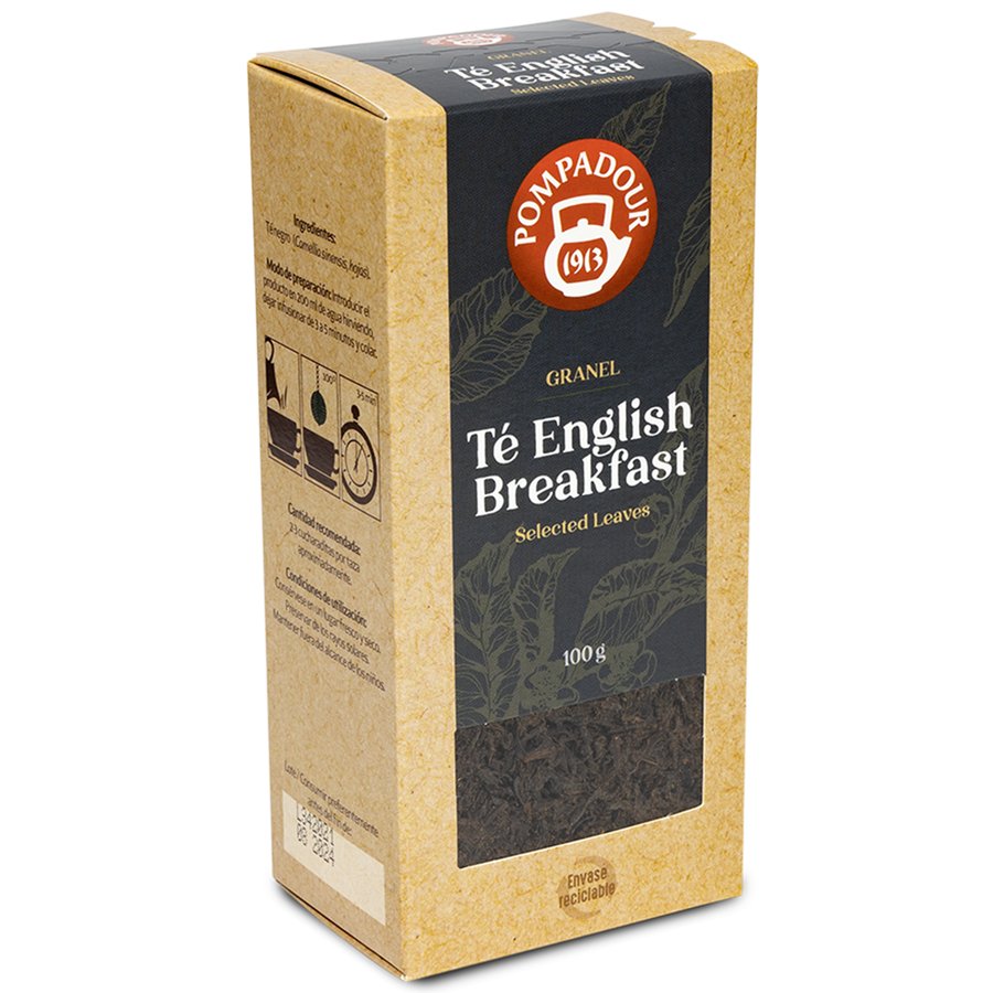 Té POMPADOUR English Breakfast granel 100 grs.