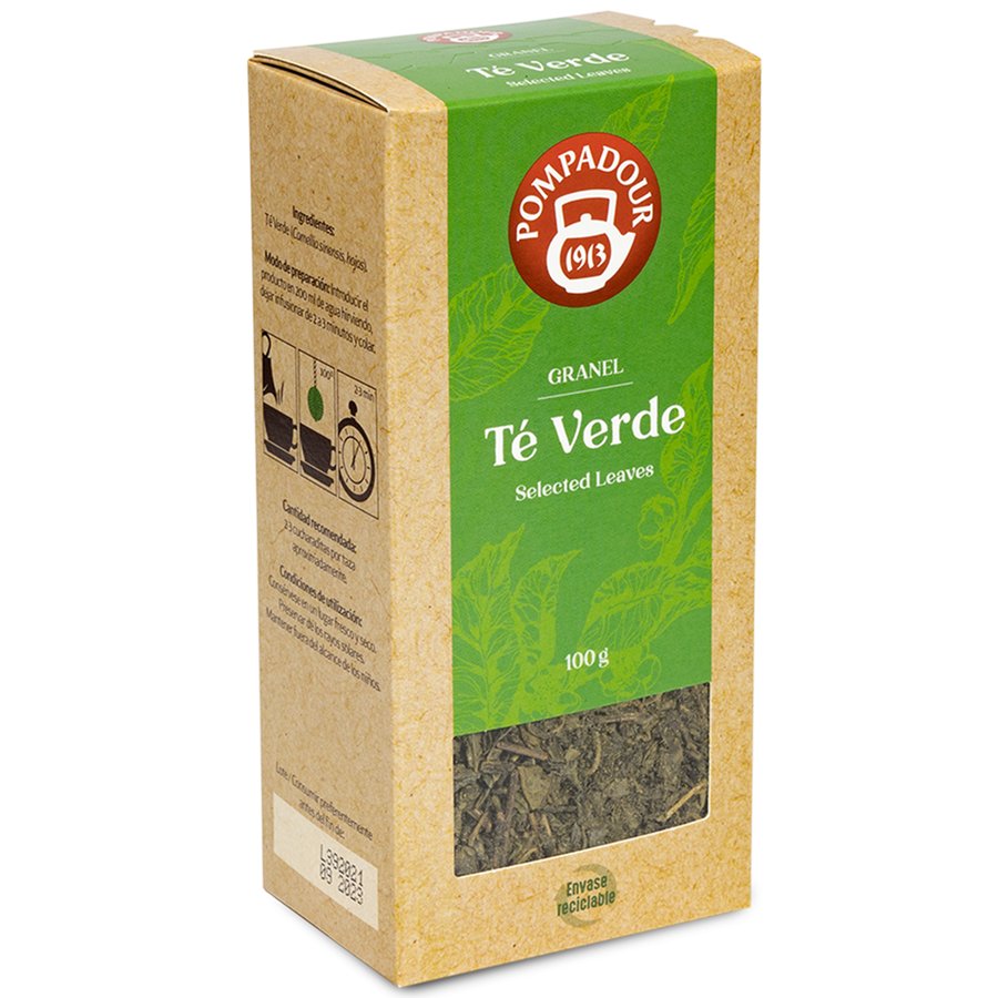 Té verde granel POMPADOUR 100 g