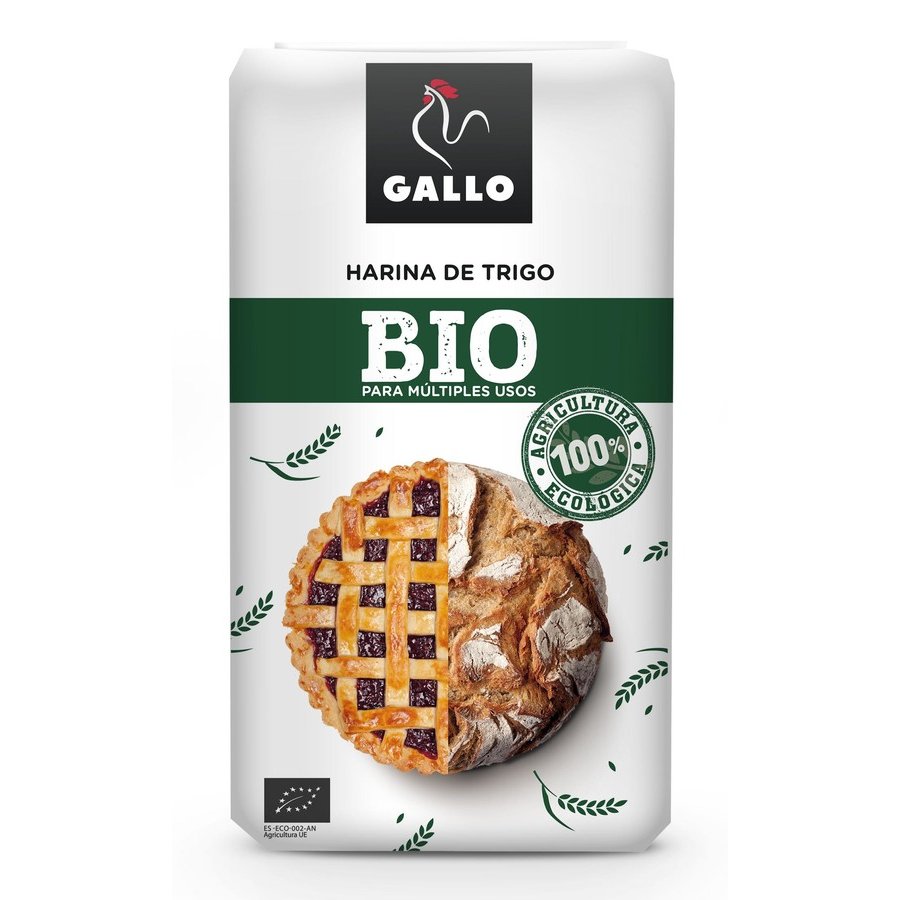 Harina de trigo GALLO bio bolsa 800 g