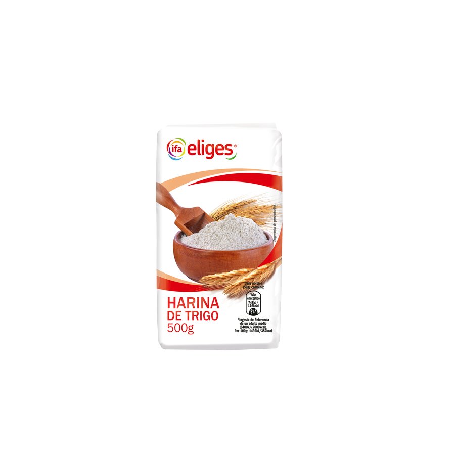 Harina de trigo IFA ELIGES paquete 500 g