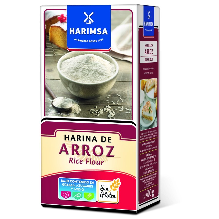 Harina arroz sin gluten HARIMSA 400 g