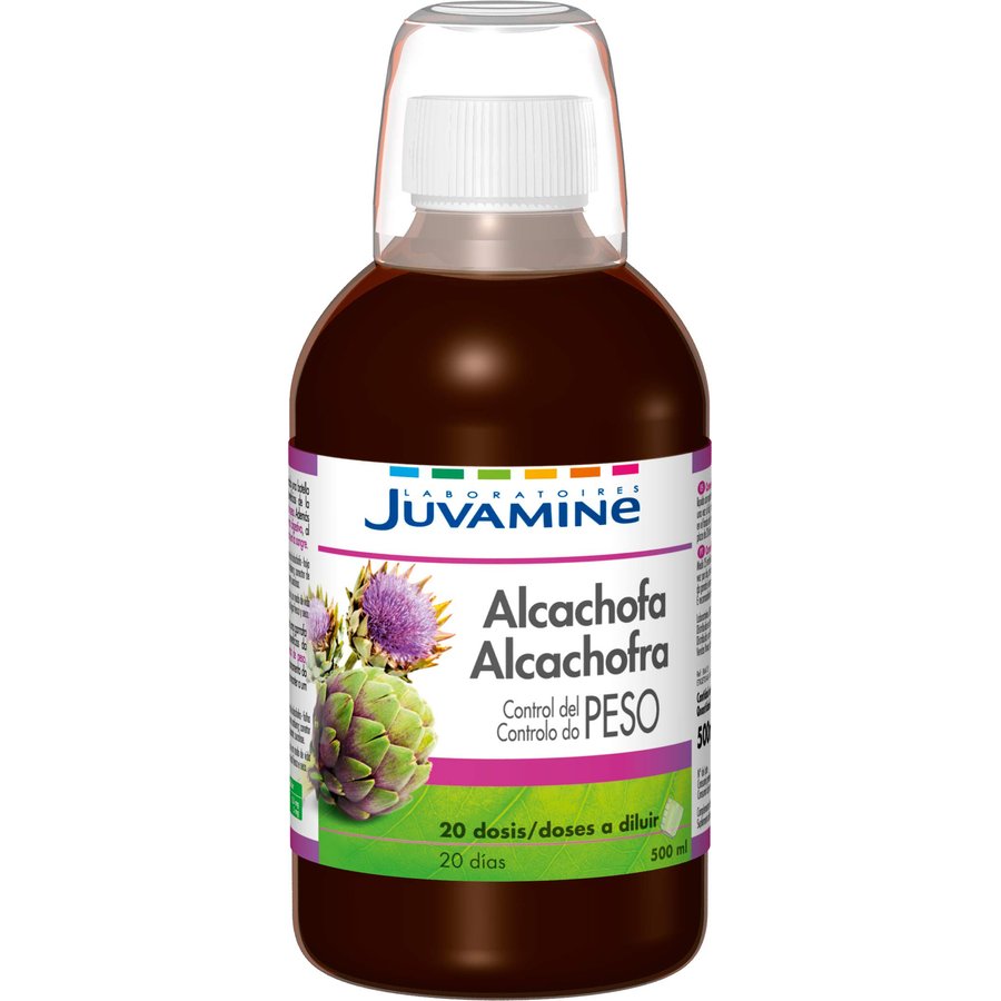 Bebida alcachofa control peso JUVAMINE 500 ml