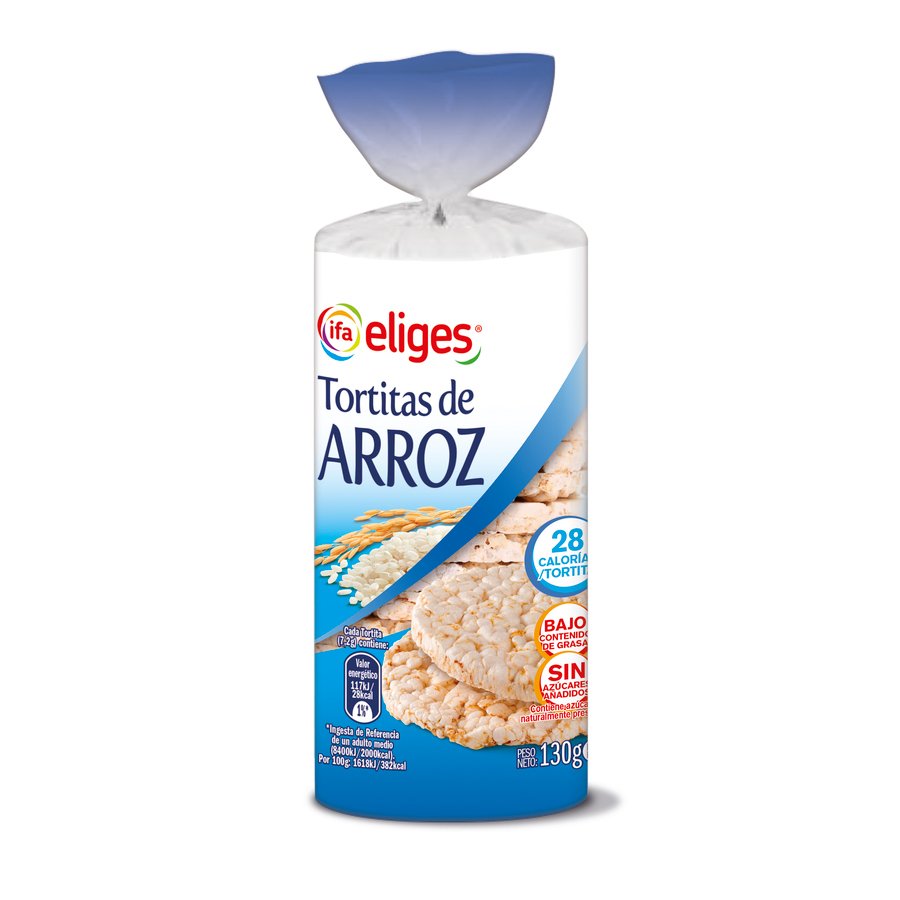 Tortita de arroz IFA ELIGES 130 g