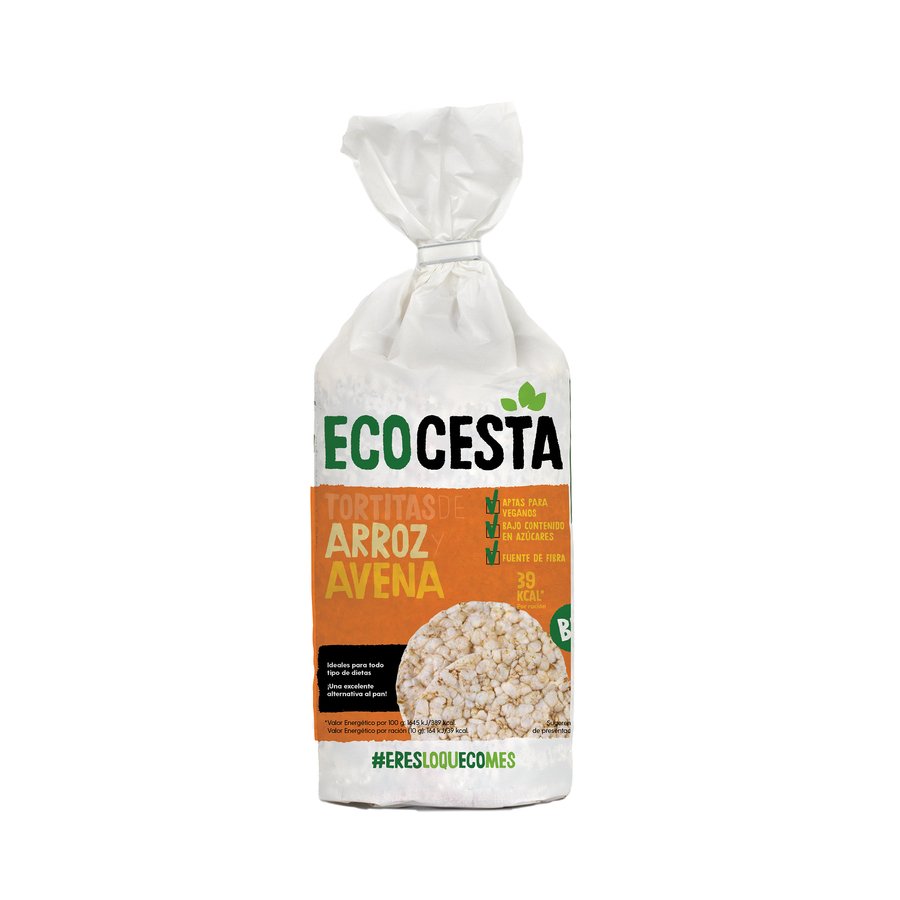 Tortitas arroz y avena BIO ECOCESTA 115 g