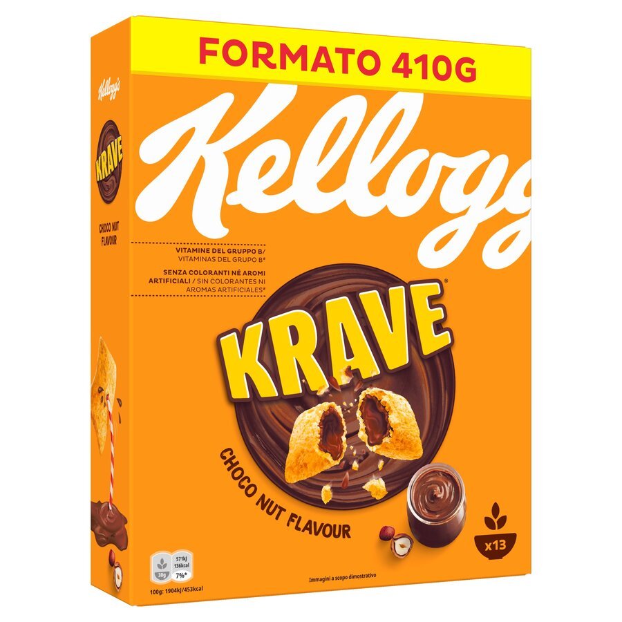 Cereales KELLOGG'S Krave chocolate y avellana 410 g