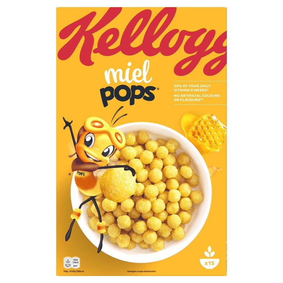 Cereales KELLOGGS Miel Pops 450 g