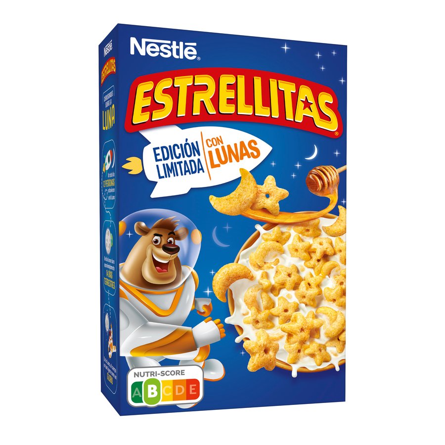 Cereales NESTLE Estrellitas miel caja 450 g