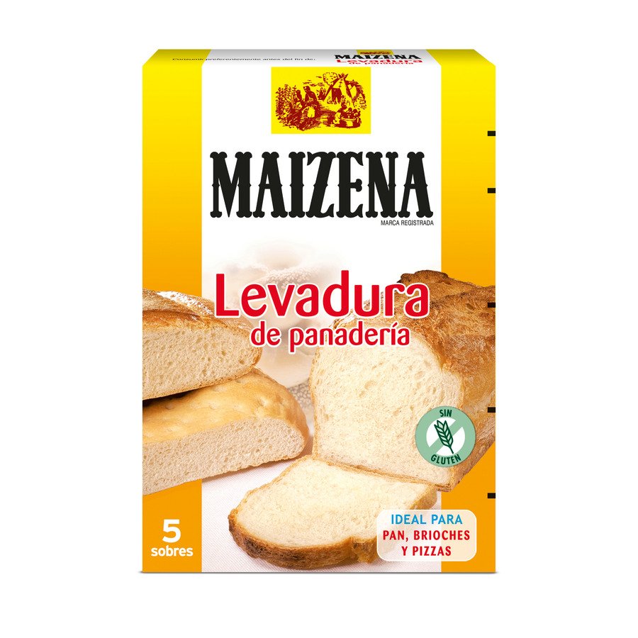 Levadura panadería MAIZENA 5 sobres x 5,5 g