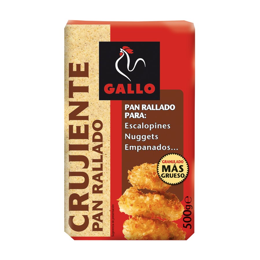 Pan rallado crujiente GALLO bolsa 500 g