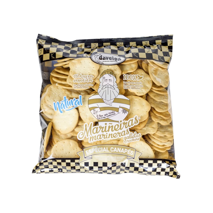 Galletas Mariñeiras DAVEIGA especial canapés paquete 500 g