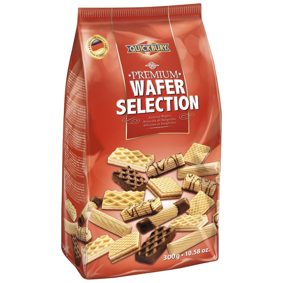 Galletas QUICKBURY wafer selection bolsa 300 g