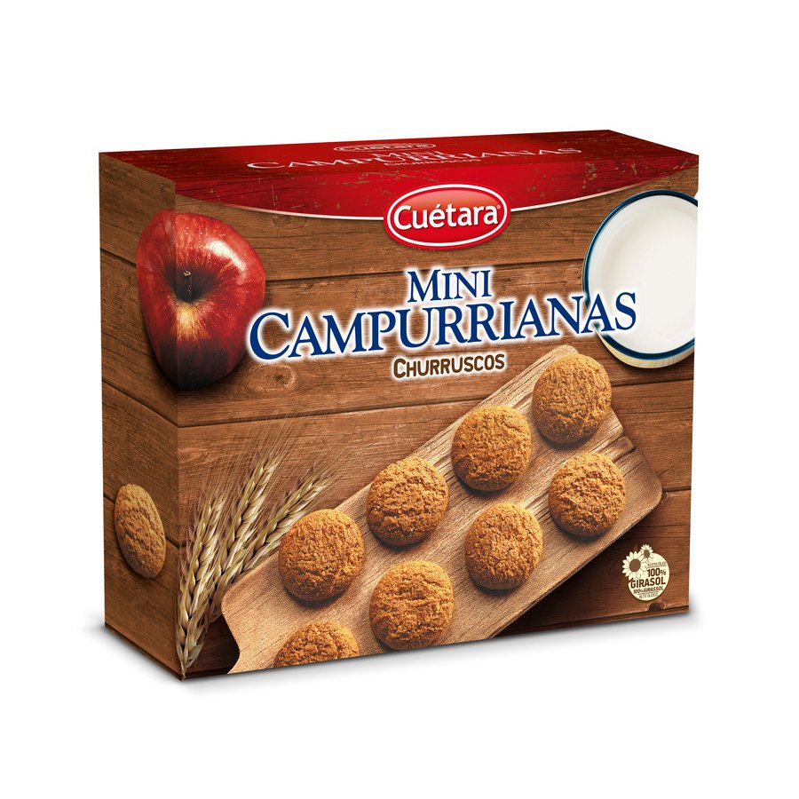 Galletas CUETARA mini Campurrianas Churruscos 600 g