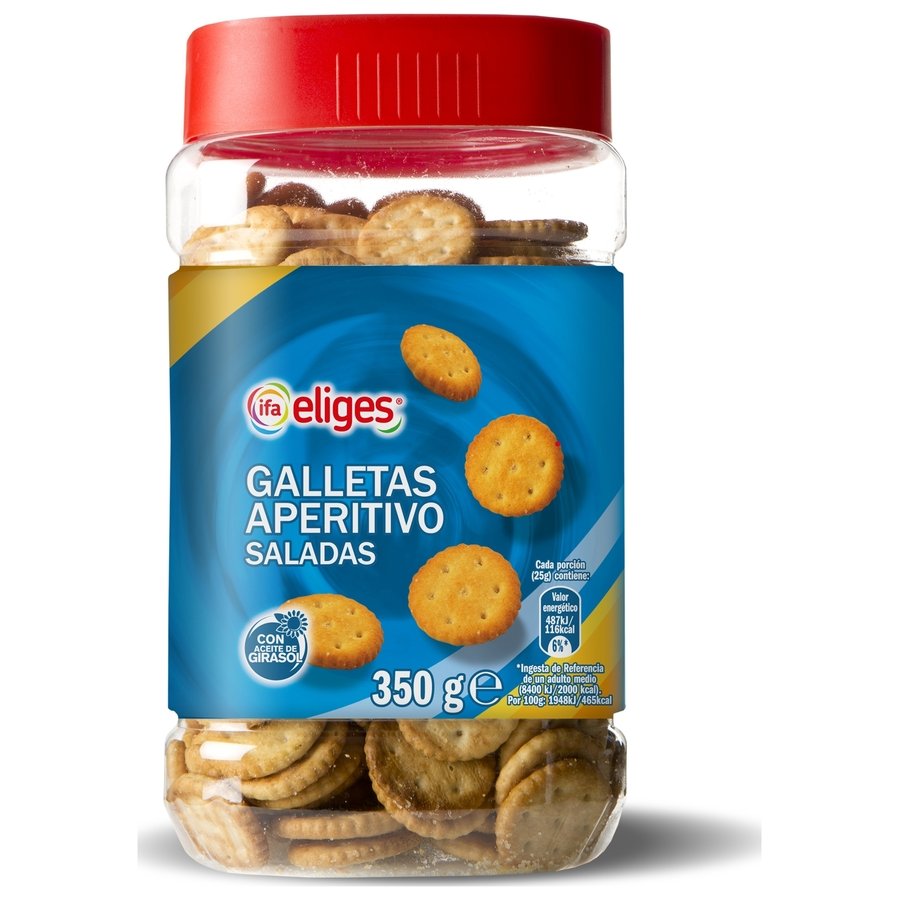 Galletas aperitivo saladas IFA ELIGES 350 g