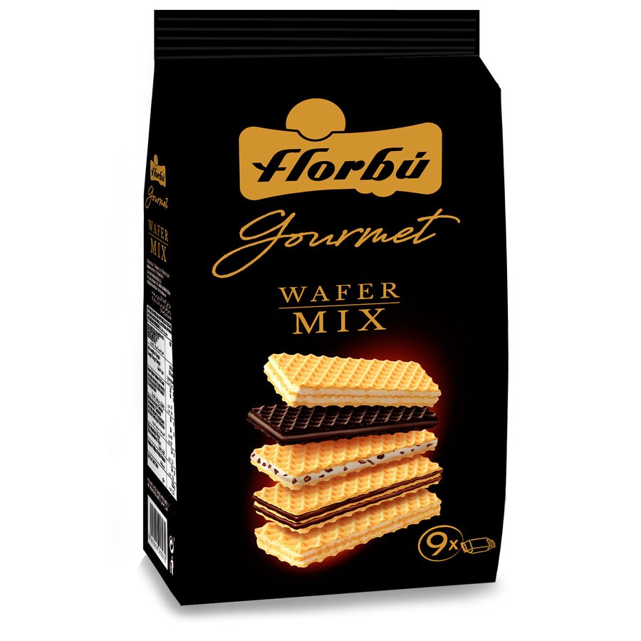 Barquillos FLORBU gourmet wafer mix bolsa 400 g