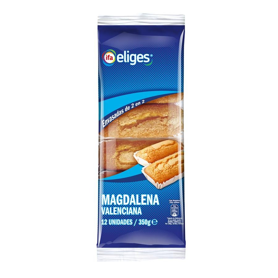 Magdalenas valencianas IFA ELIGES 12 unidades 350 g