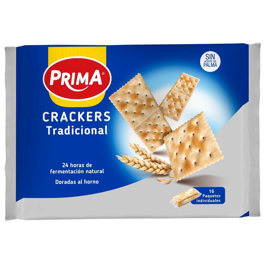 Crackers PRIMA tradicional paquete 500 g