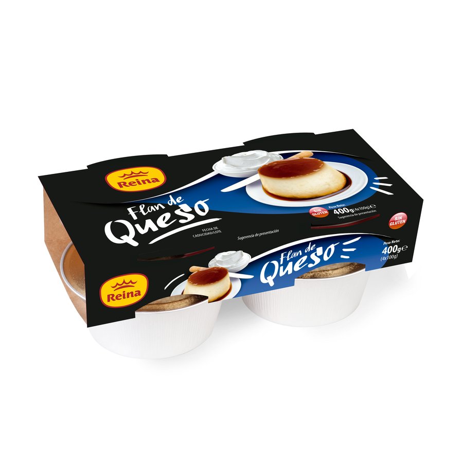 Flan de queso REINA 4x100 g