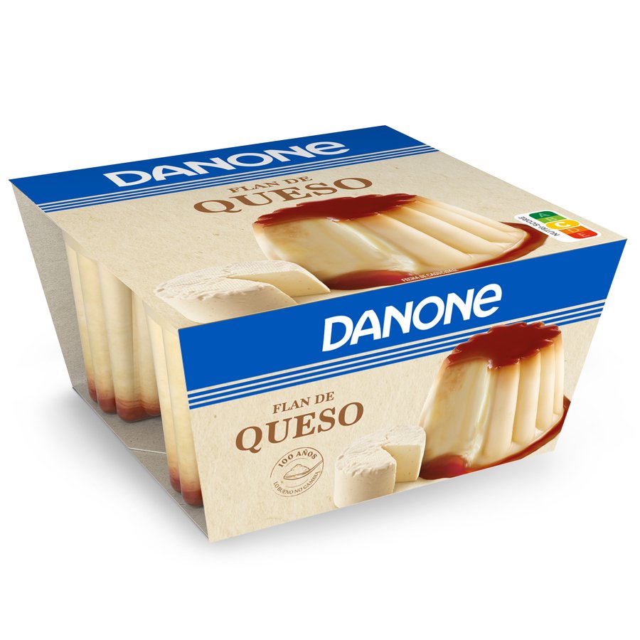 Flan de queso DANONE pack 4x100 g