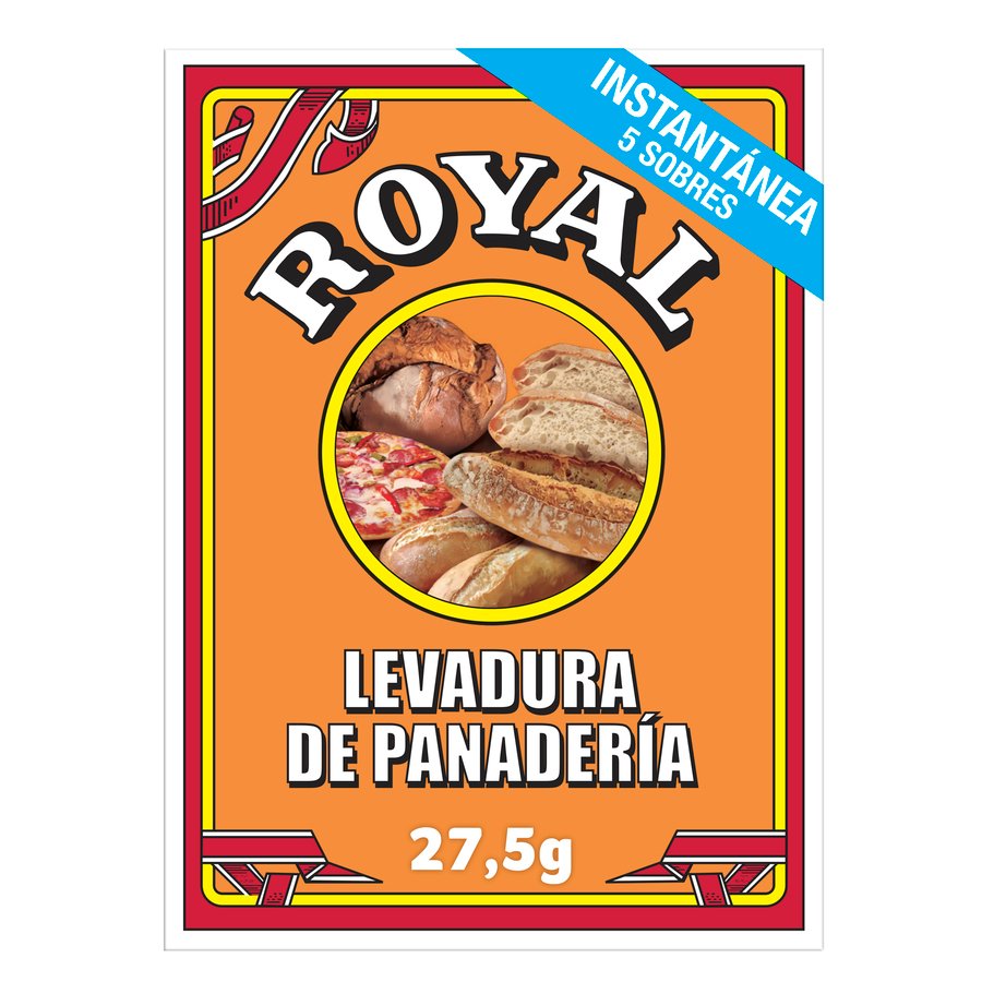 Levadura de panadería ROYAL 5 sobres x 5,5 g