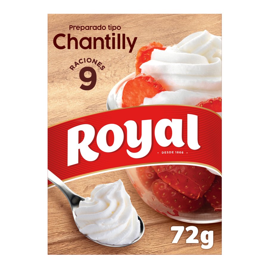 Preparado CHANTILLY ROYAL estuche 72 g