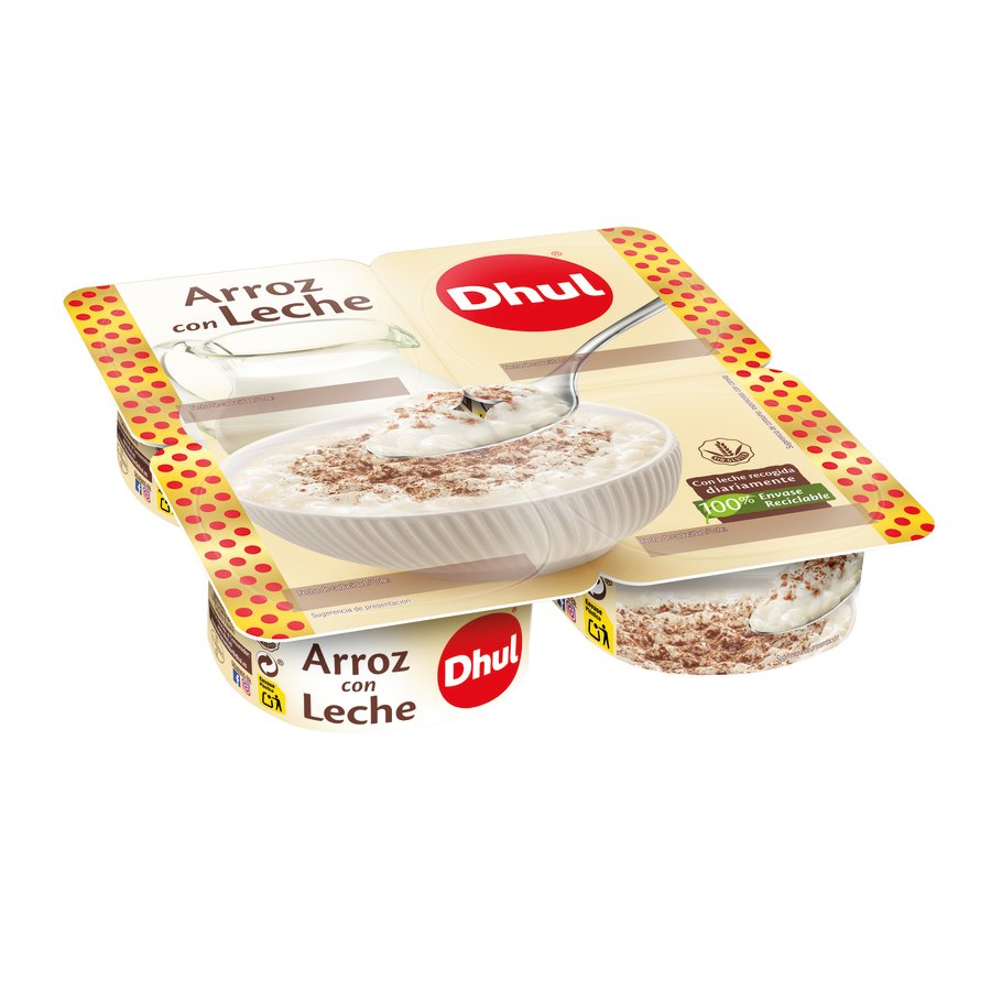 Arroz con leche DHUL 4x130 g