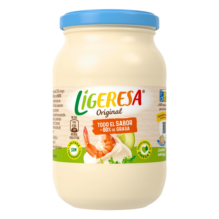 Salsa fina LIGERESA frasco 210 ml