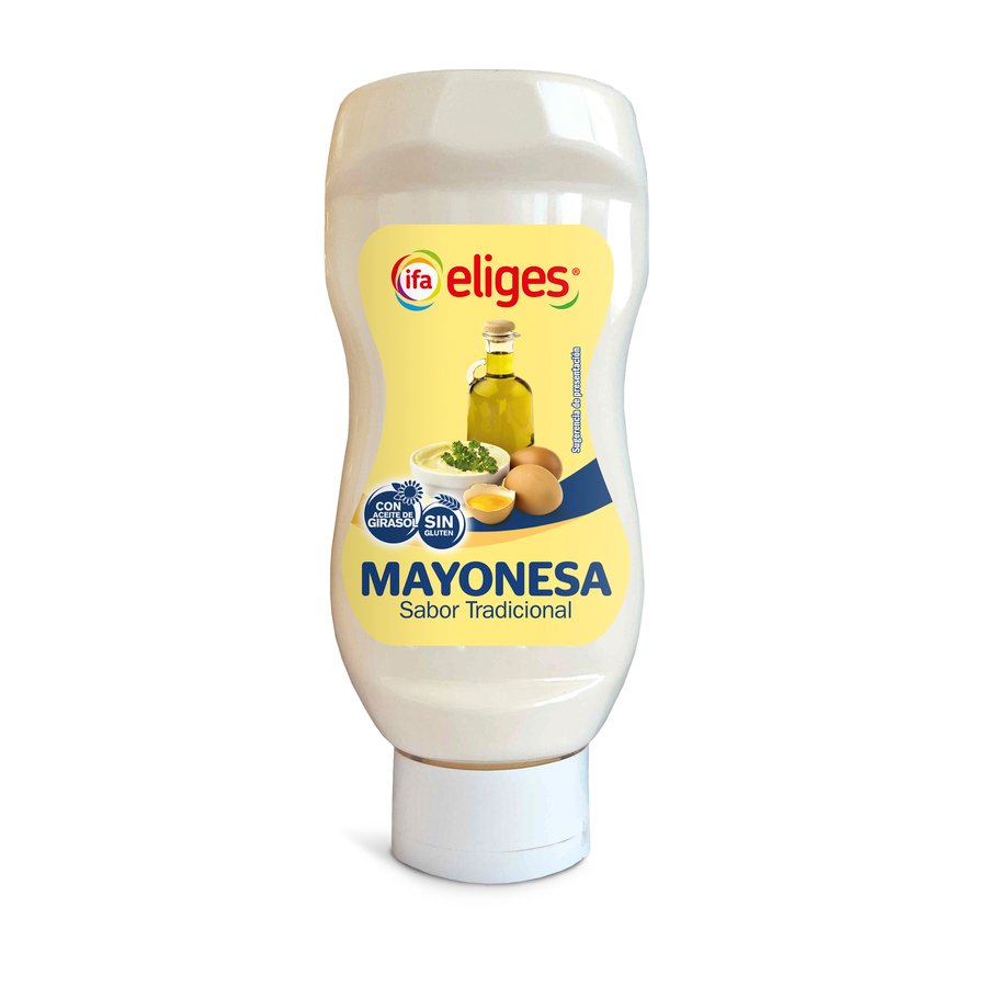 Mayonesa bocabajo IFA ELIGES sin gluten 300 ml