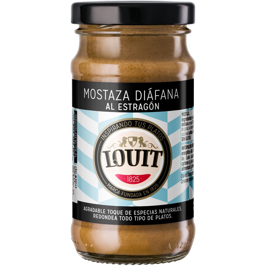 Mostaza diafana al estragón LOUIT 115 g