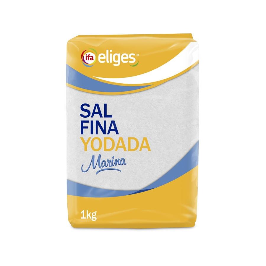 Sal fina yodada marina IFA ELIGES bolsa 1 kg