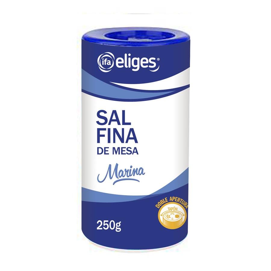 Sal fina mesa marina IFA ELIGES salero 250 g