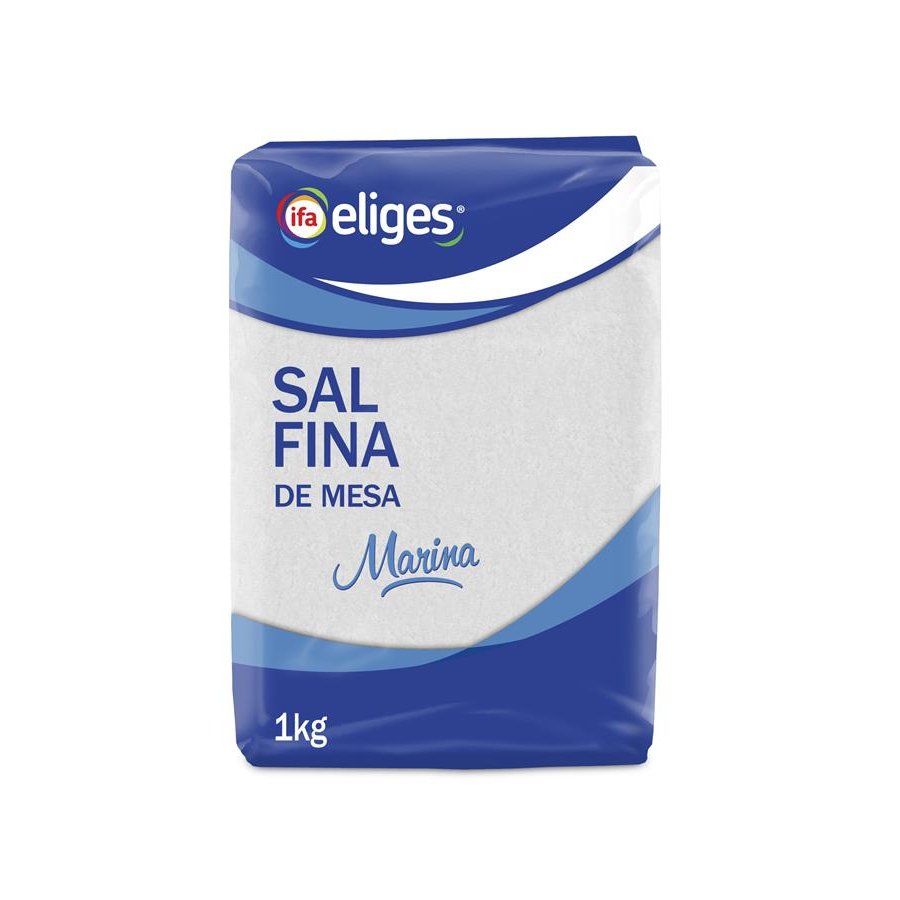 Sal fina de mesa marina IFA ELIGES bolsa 1 kg