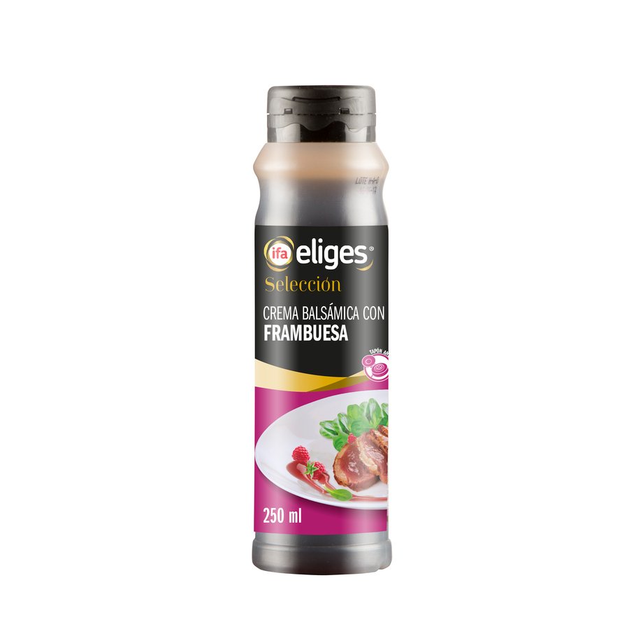 Crema vinagre balsámico frambuesa IFA ELIGES 250 ml