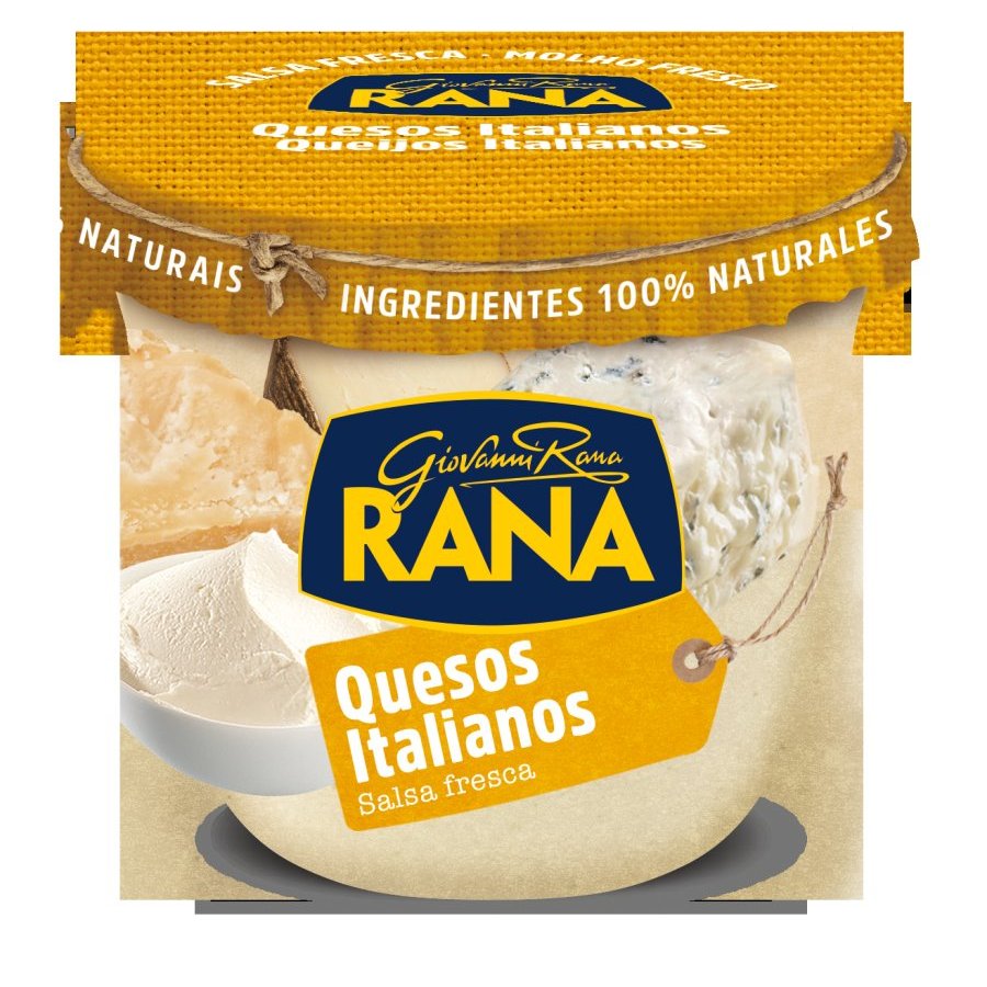 Salsa fresca quesos italianos RANA 180 g