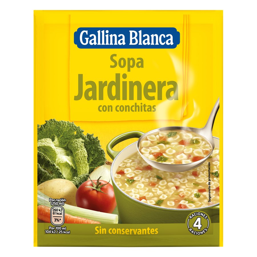 Sopa jardinera GALLINA BLANCA sobre 71 g