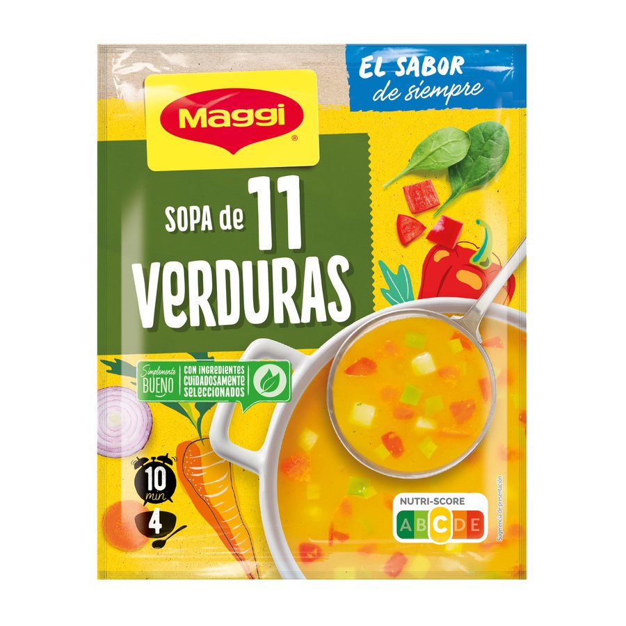 Sopa de 11 verduras MAGGI sobre 53 g