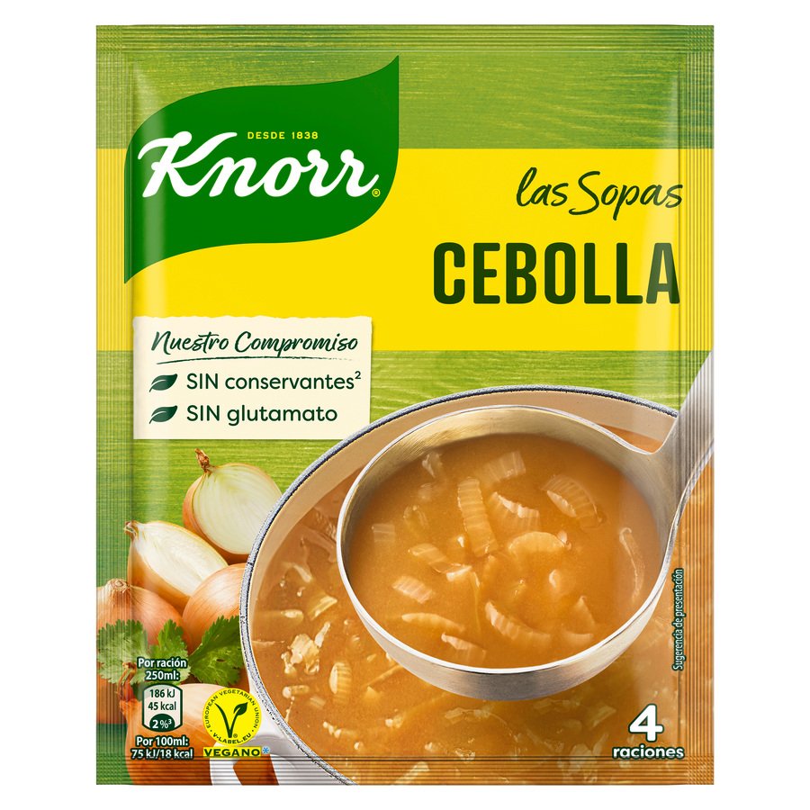 Sopa de cebolla KNORR sobre 50 g