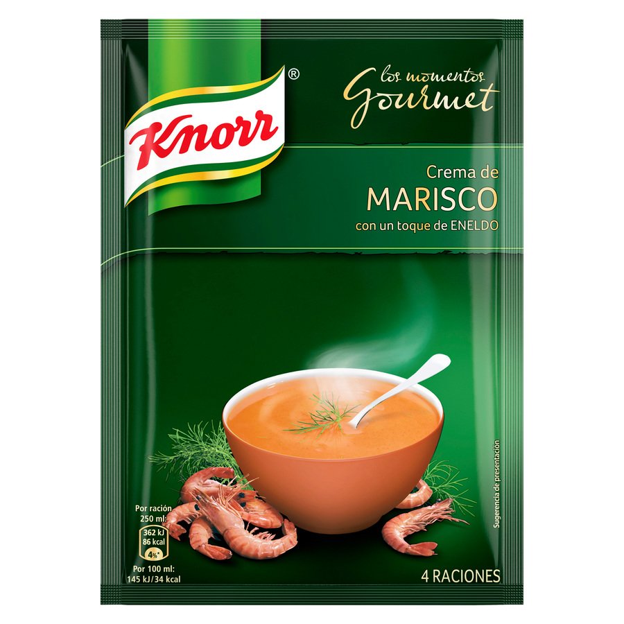 Crema gourmet marisco eneldo KNORR 63 g