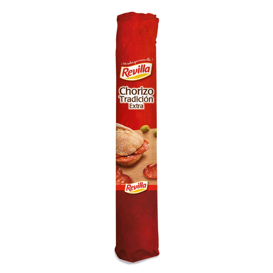 Chorizo tradición REVILLA calibre 80 dulce extra sin gluten kilo