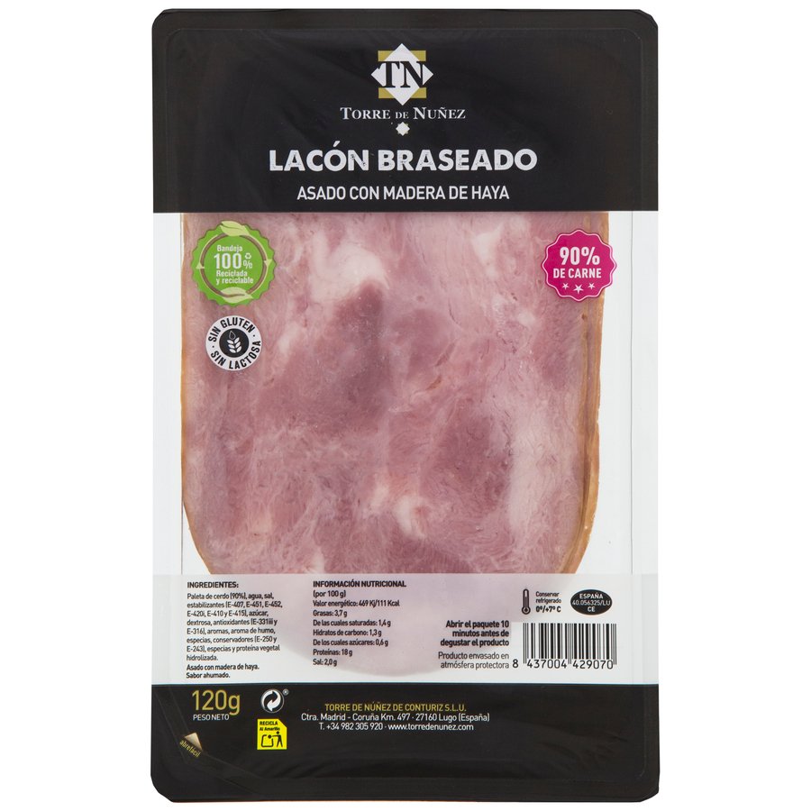 Lacón braseado TORRE DE NUÑEZ lonchas 120 g