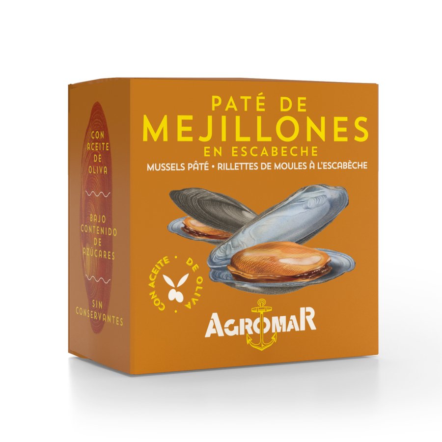 Paté de mejillones en escabeche AGROMAR 100 g