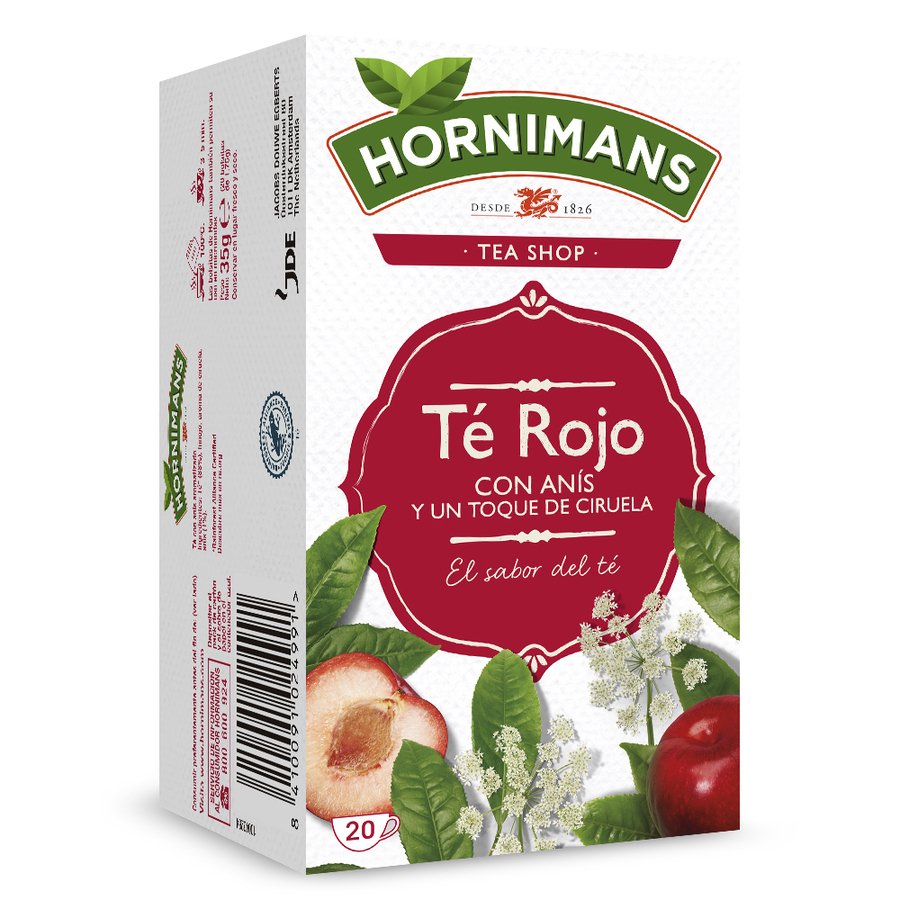 Té rojo HORNIMANS estuche 20 sobres