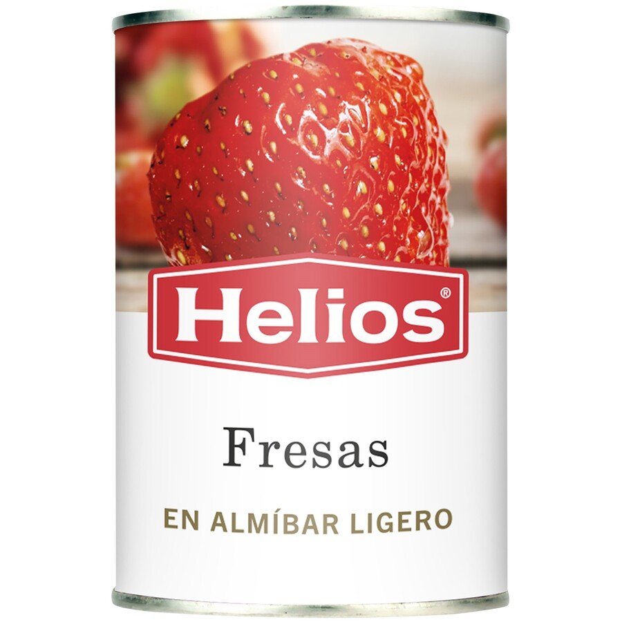 Fresas almíbar HELIOS bote 145 g pne.