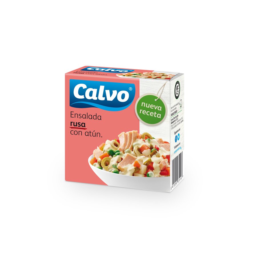 Ensalada rusa con atún CALVO 150 g pn.