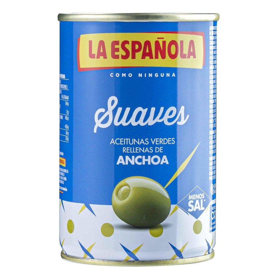 Aceituna rellena de anchoa LA ESPAÑOLA suave lata 150 g pne