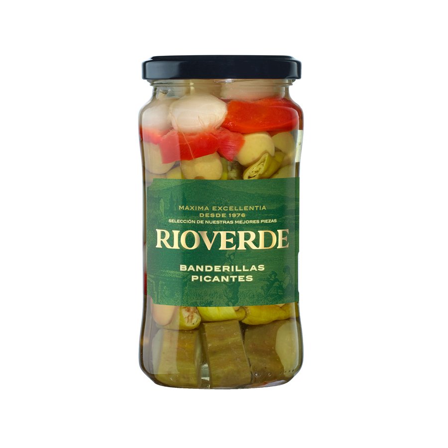 Banderillas RIOVERDE picantes frasco 150 g pne.