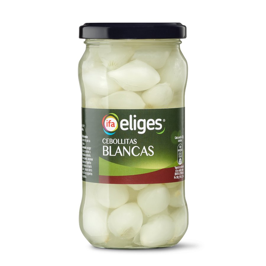 Cebollitas blancas IFA ELIGES frasco 190 g pne