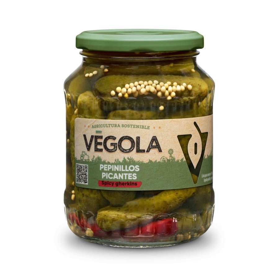 Pepinillos picantes VEGOLA 190 g pne.