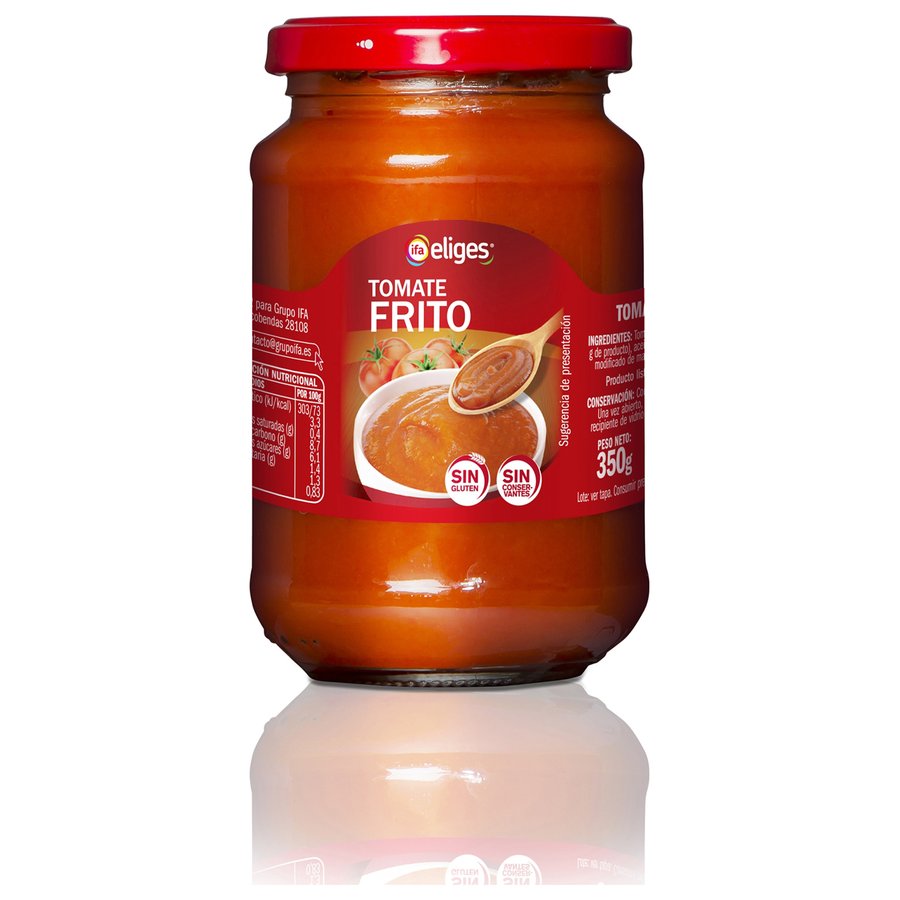 Tomate frito IFA ELIGES frasco 350 g pn.