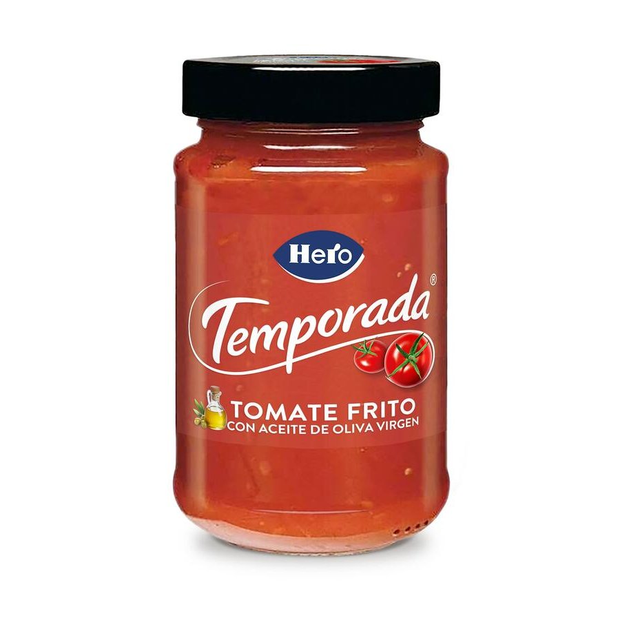 Tomate frito HERO temporada selección frasco 370 g